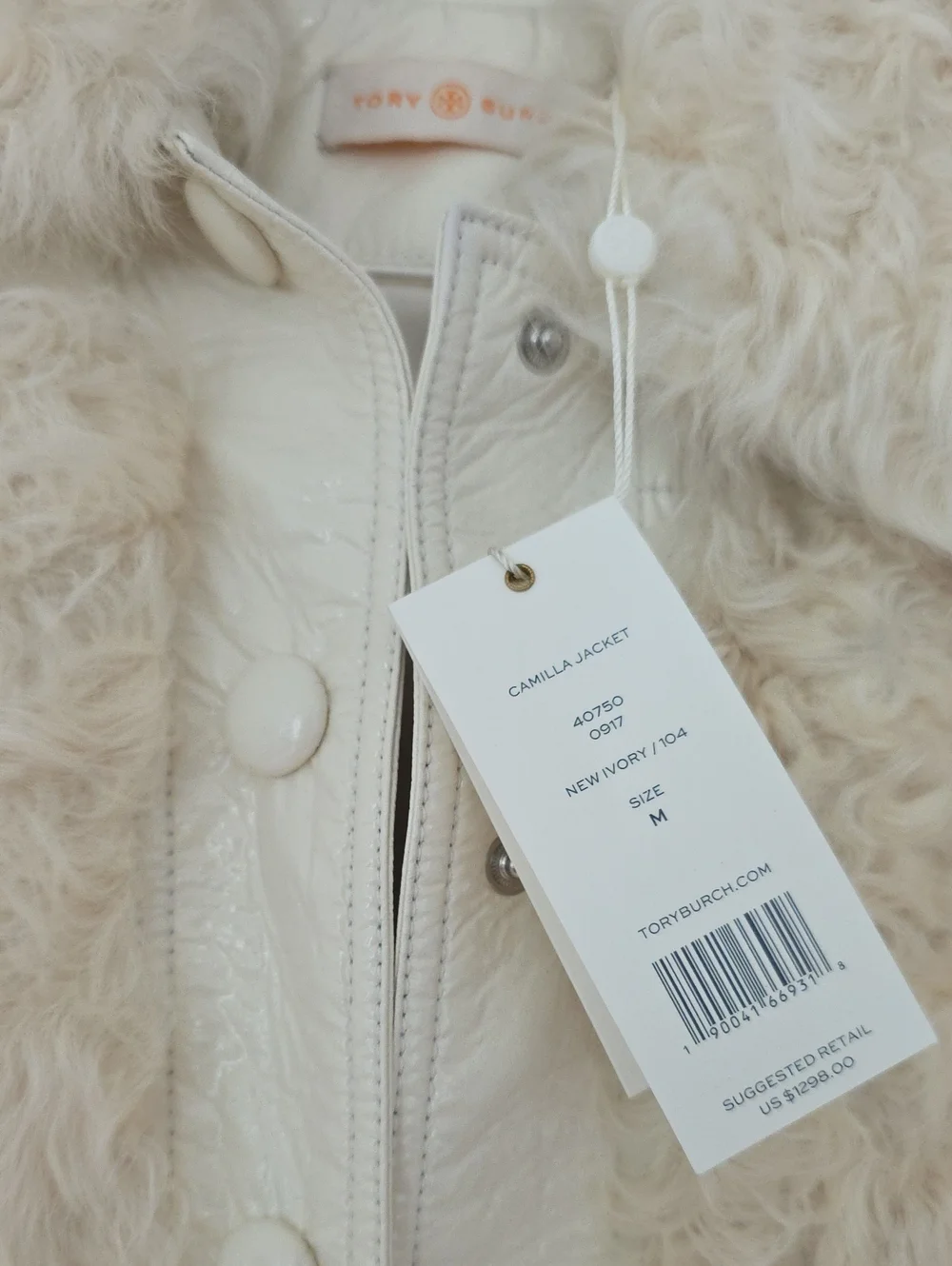 Tory Burch cozy cream